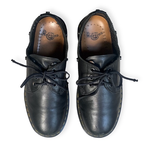 RARE Dr. Martens Special Edition Black Leather Shoes Brogues, Men’s 8, Women’s 9 - Picture 2 of 14